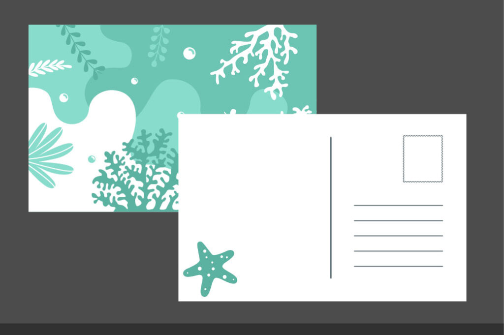 Carte postale personnalisable