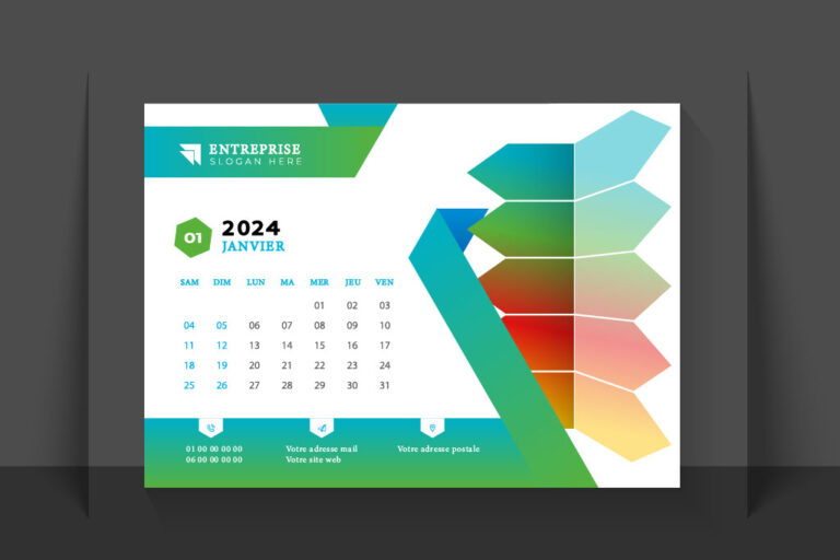 grand calendrier cartonner à personnaliser à votre logo