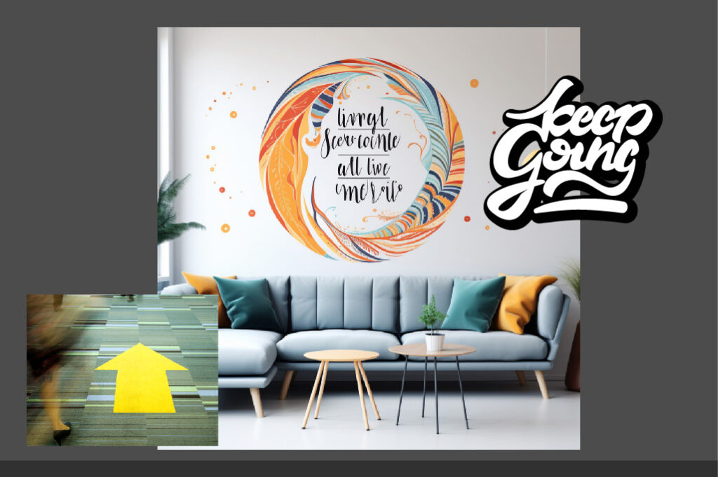 Différents adhésifs pour décorer à votre image