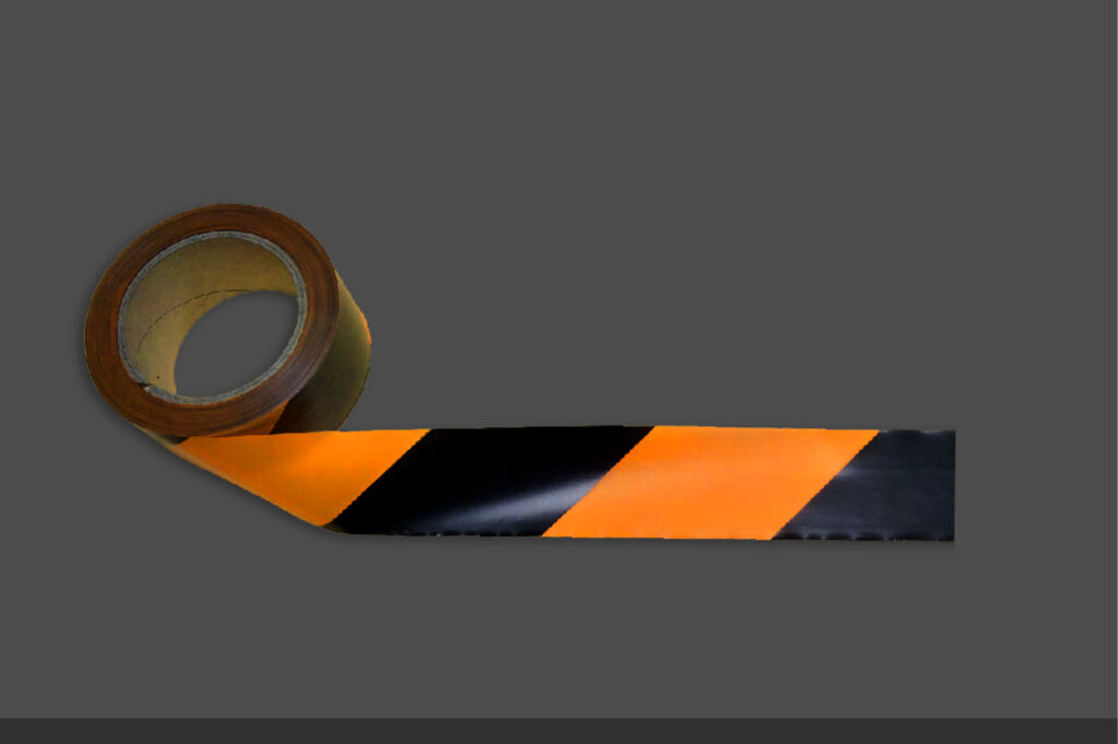 Ruban de signalisation en plastique