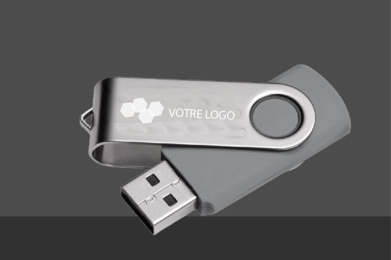 Clé USB grise