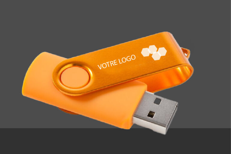 Clé USB orange