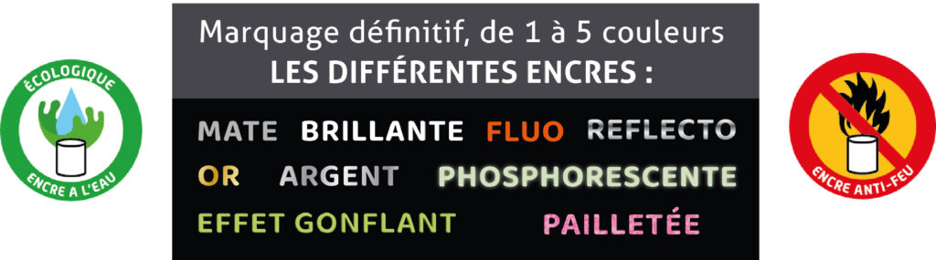Les différents types d'encre en sérigraphie