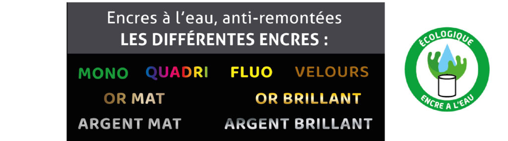 Encres utilisables pour le transfert sérigraphique