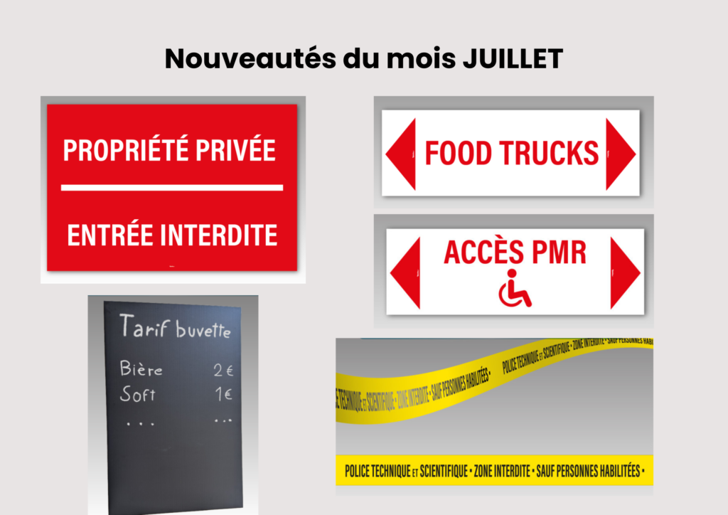 Les nouveautés produits de juillet sont arrivées chez Cap-Ouest.bzh/ La-Boutique-Des-Organisateurs !